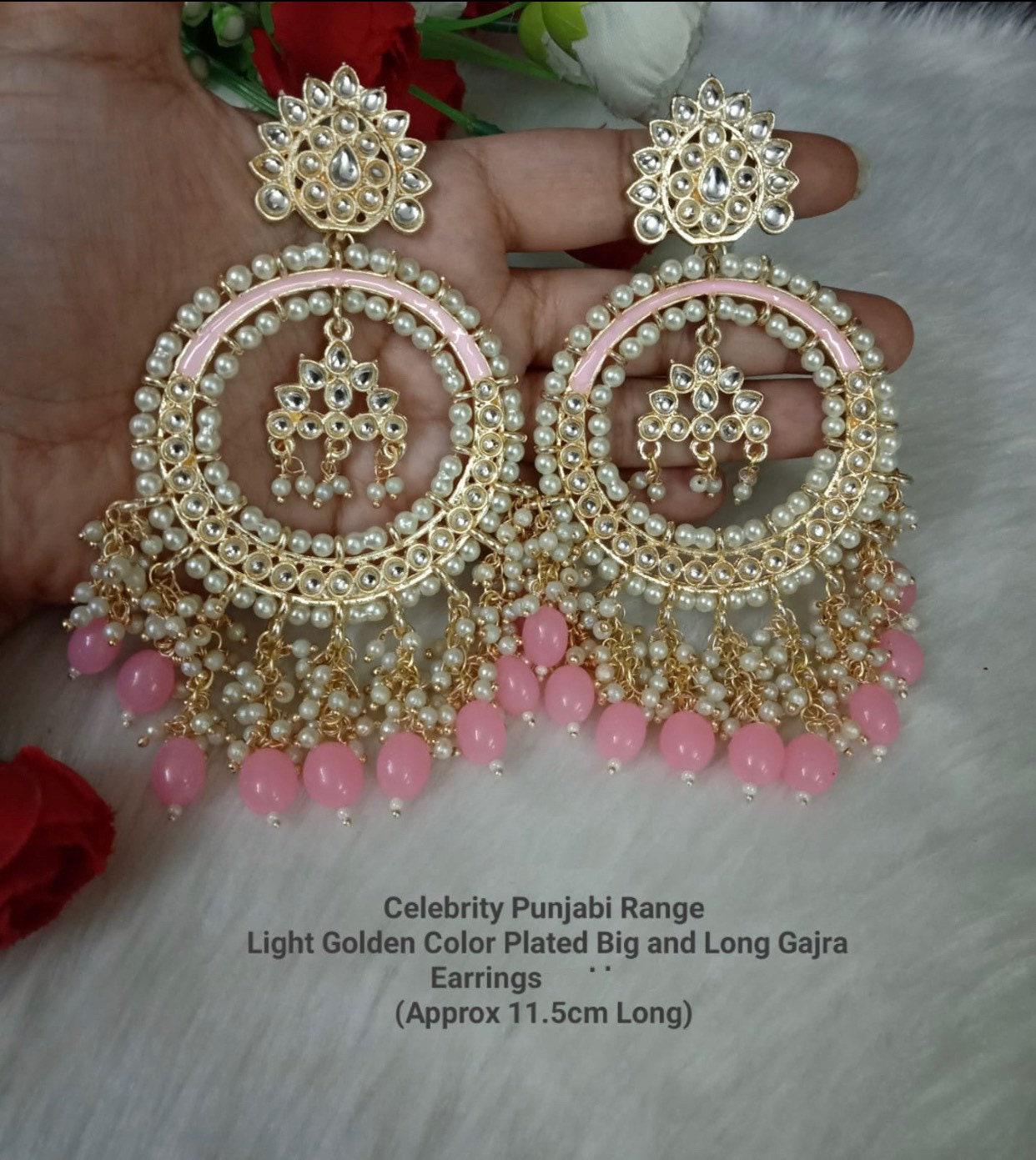 Long Bollywood style Jhumka