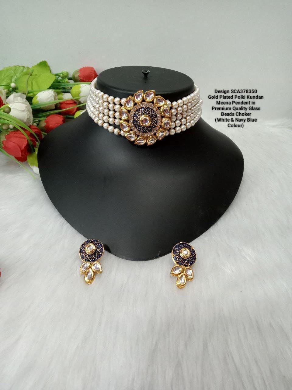 Polki Kundan choker set