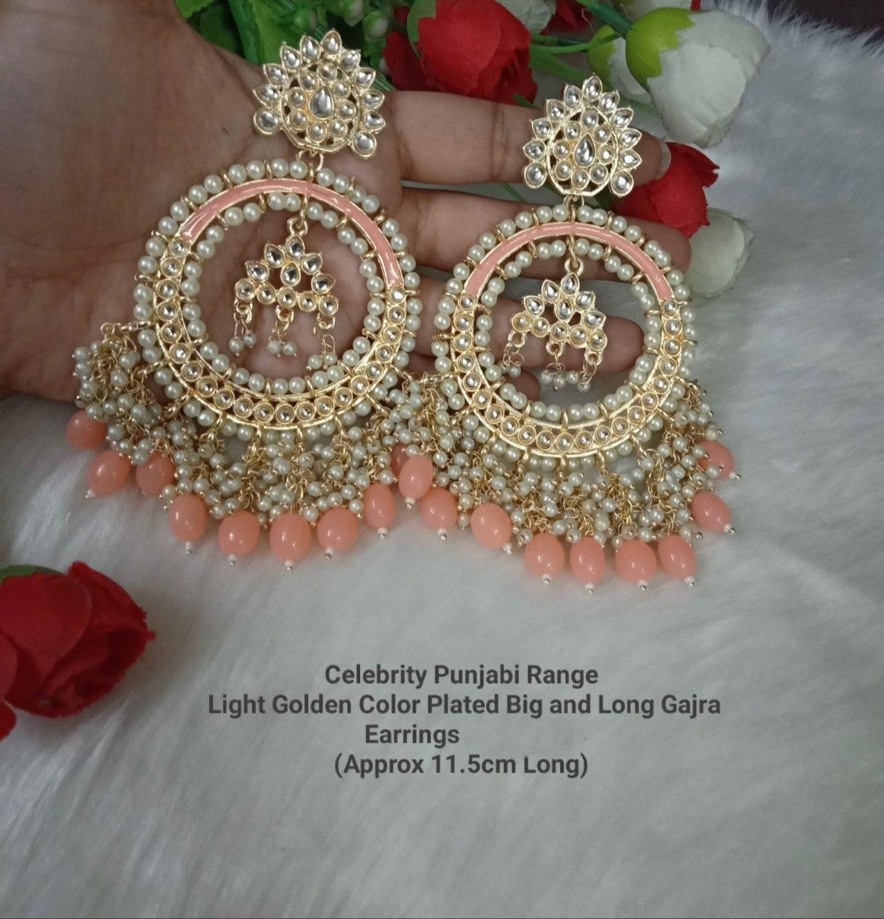 Long Bollywood style Jhumka