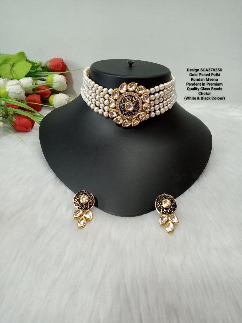 Polki Kundan choker set