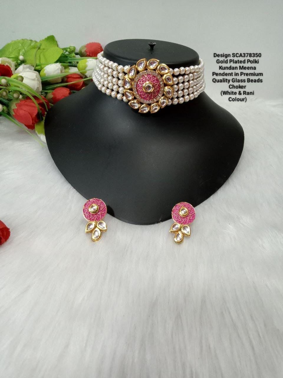 Polki Kundan choker set