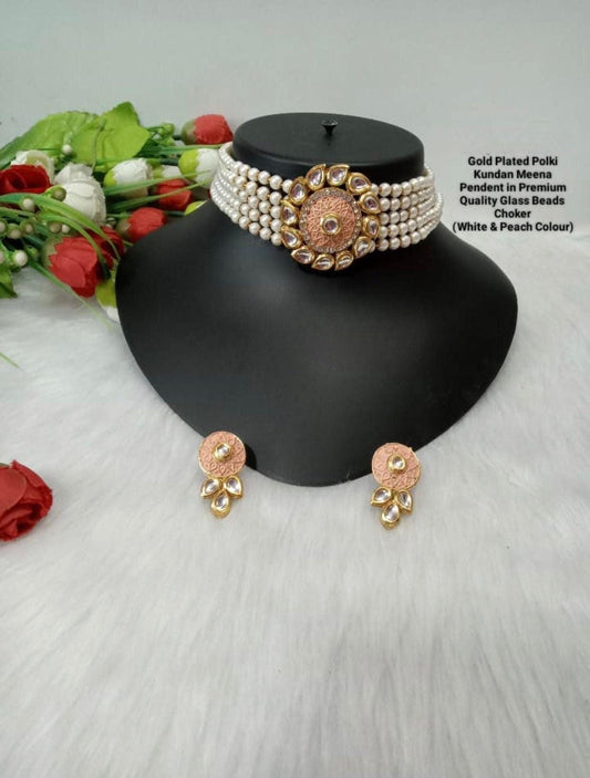 Polki Kundan choker set