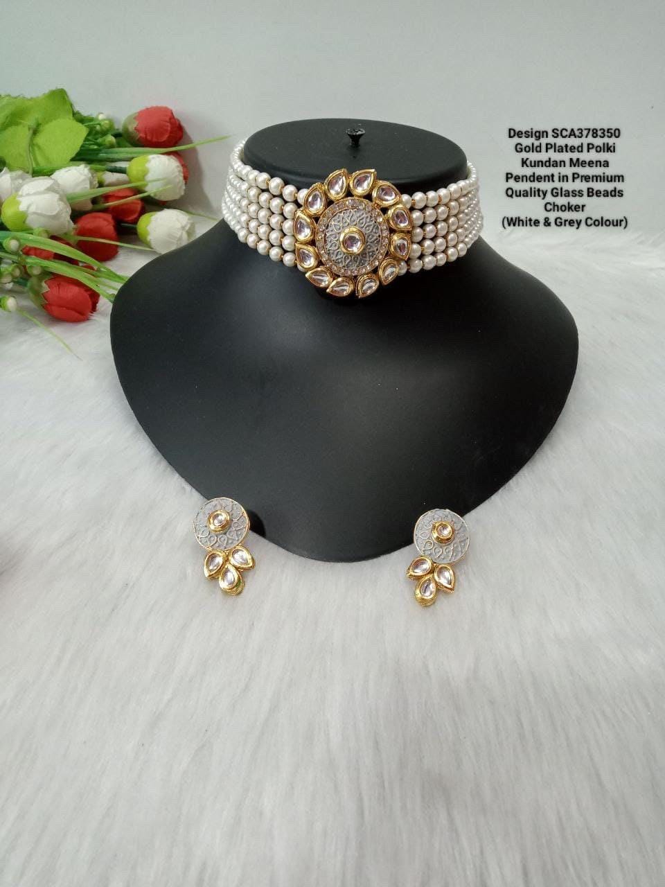 Polki Kundan choker set
